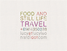 Tablet Screenshot of portfolio.lucyleonardi.com